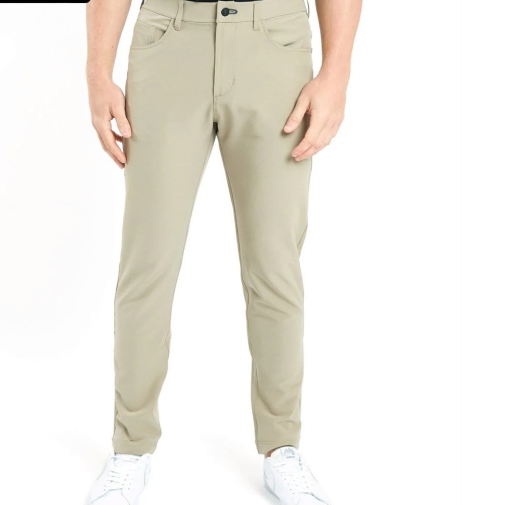 Public Rec Pants Mens 42/30 Beige Sand Straight Leg Workday